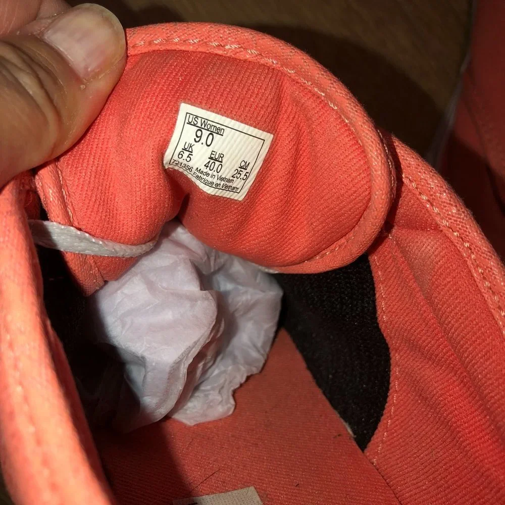 Vans Coral Shimmer SIZE 9, EXCELLENT CONDITION - Picture 8 of 8